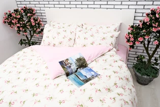 Купить розовое постельное белье в интернет магазине LaScala JR-23