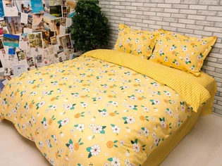 Купить качественное желтое постельное белье LaScala.ua Y230-951