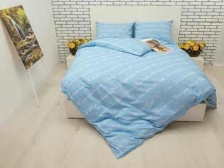 Голубое постельное белье купить в интернет магазине LaScala.ua С-006