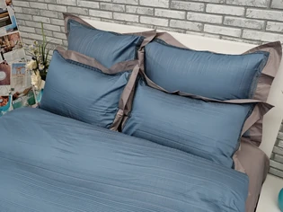 Синее постельное белье Украина купить LaScala.ua JP-48